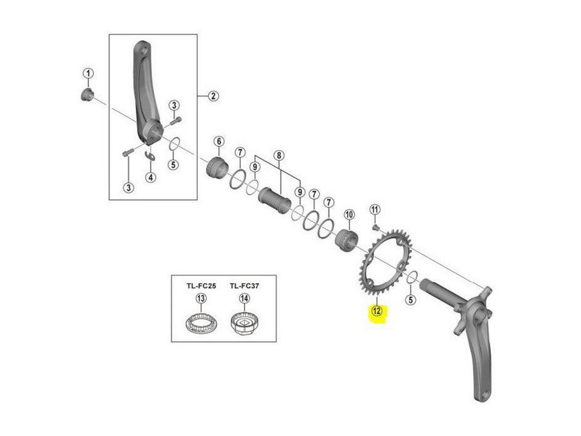 Shimano Mt610 Chainring