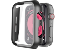 Capa Protetora Fina 2 Unidades Para Apple Watch 42mm Com Película De Vidro Temperado Hd