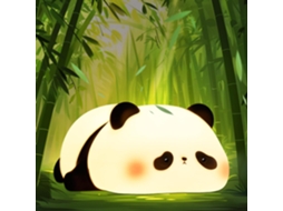 Luminária Noturna Led, Formato De Panda, Em Silicone, Recarregável, Temporizador, Para Quarto, Cabeceira, Sala De Estar E Ambiente Acolhedor