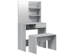 Dressing Table Set, Dressing Table Sets Vidaxl Cinzeto Madeira Processada (n/a)