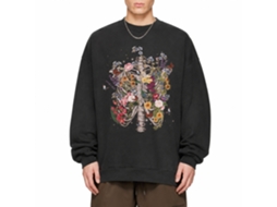 Rockinstone Growth Black Sweatshirt Unique Designer Style