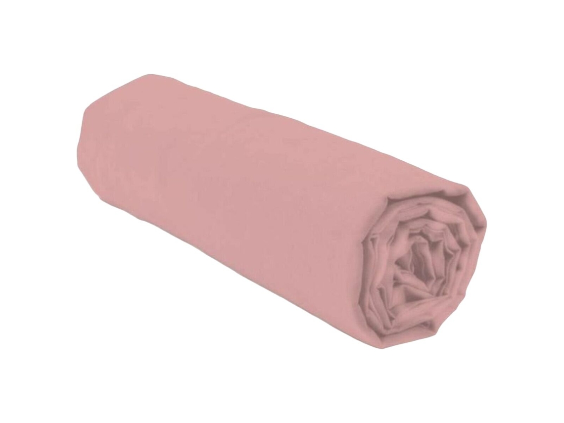 Lençol de baixo ajustável LOVELY HOME LH71632 (Cor de Rosa - Cama dupla - Microfibra)