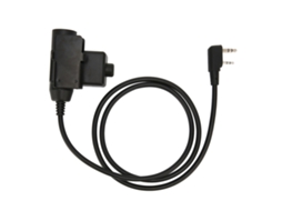 Adaptador de plugue para rádios walkie talkie compatível com Baofeng e Kenwood EOOCOO