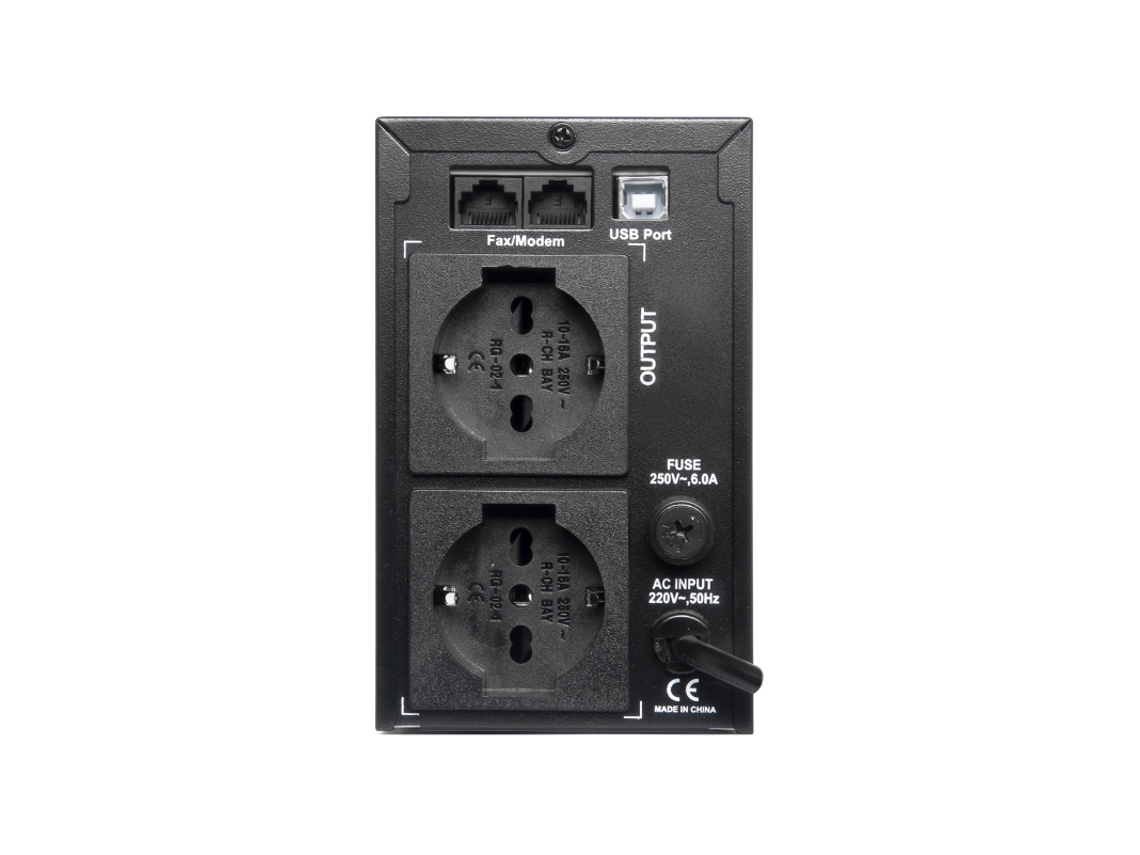 Fonte de Alimentação Ininterrupta Vultech Ups1400Va-Lfp Ups Linha Interativa 1,4 Kva 700 W 2 Tomadas AC VULTECH UPS