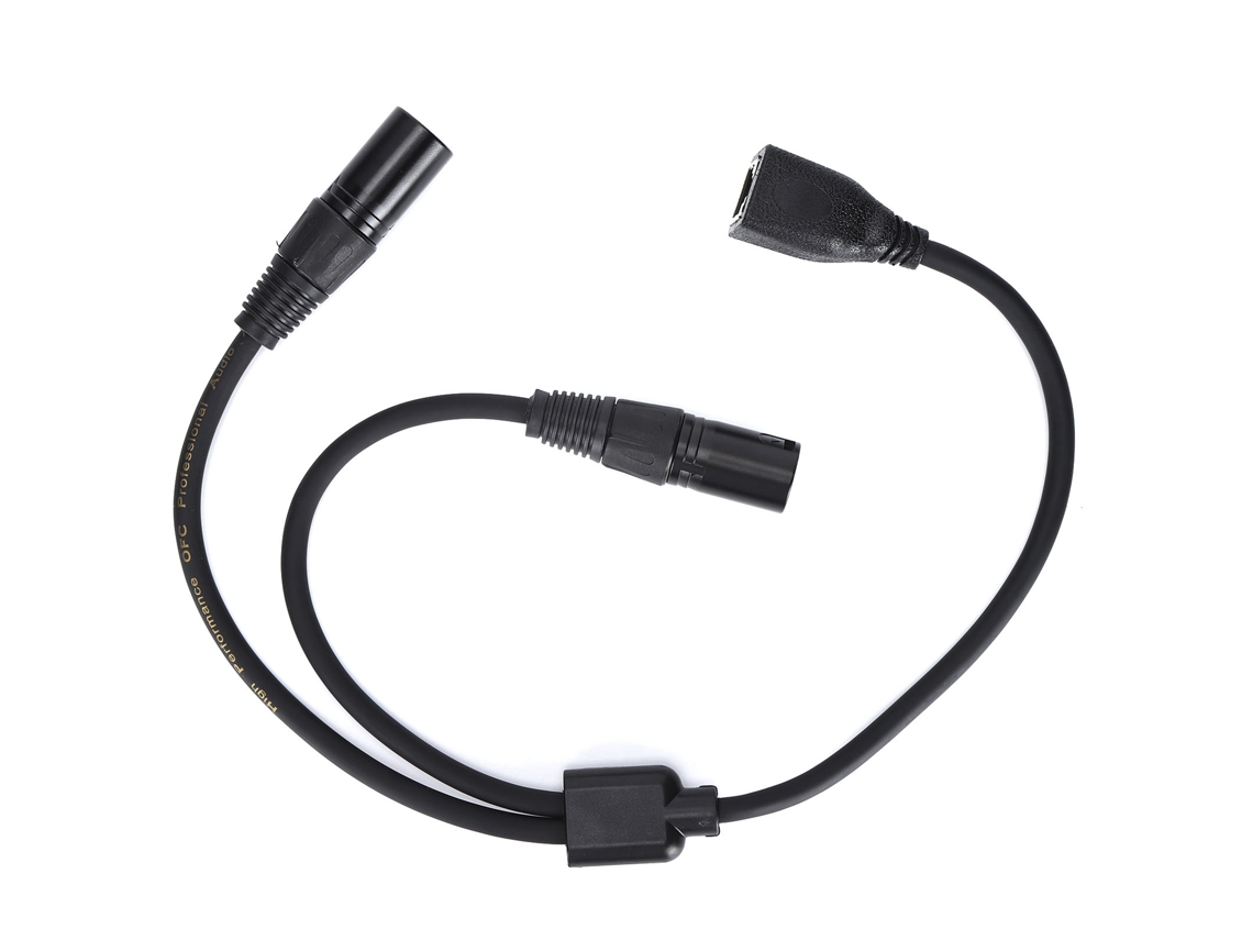 Cabo Adaptador Dual Xlr Macho para Rj45 Fêmea, 0.5m | S/MARCA