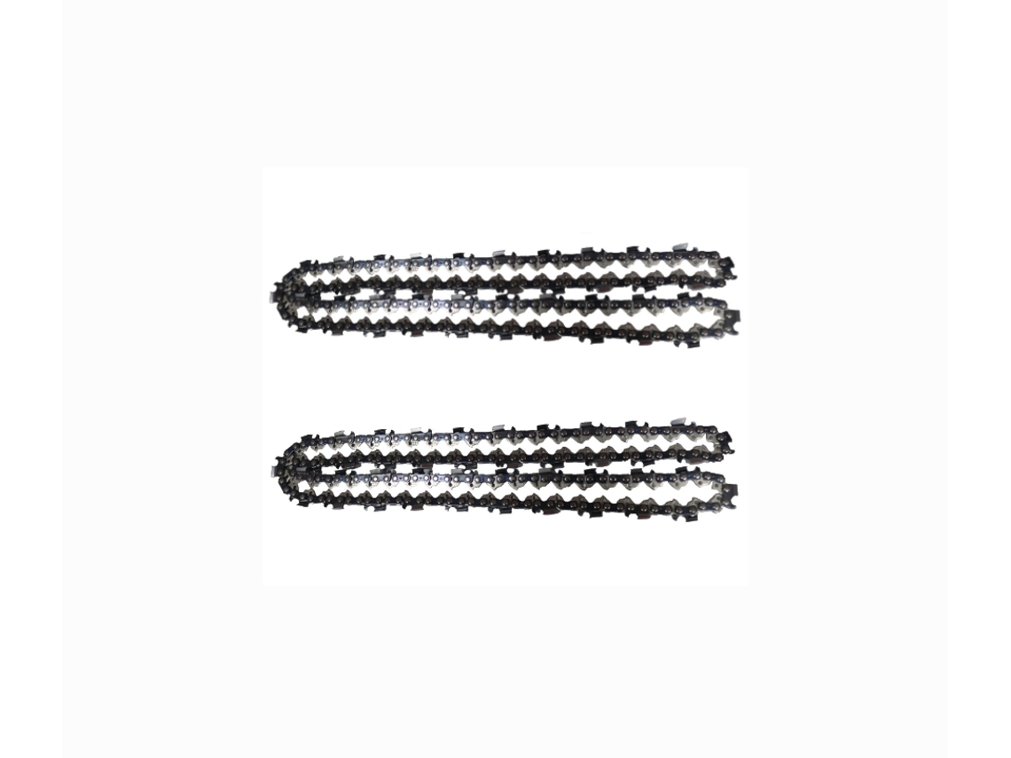 Conjunto De 2 Acessórios Para Motosserra A Gasolina: Correntes "tiger-tooth" Com Cantos Arredondados (peças Para Motosserra De Abate).