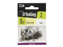 Agrafos Giratórios DAIWA Exo N1/0