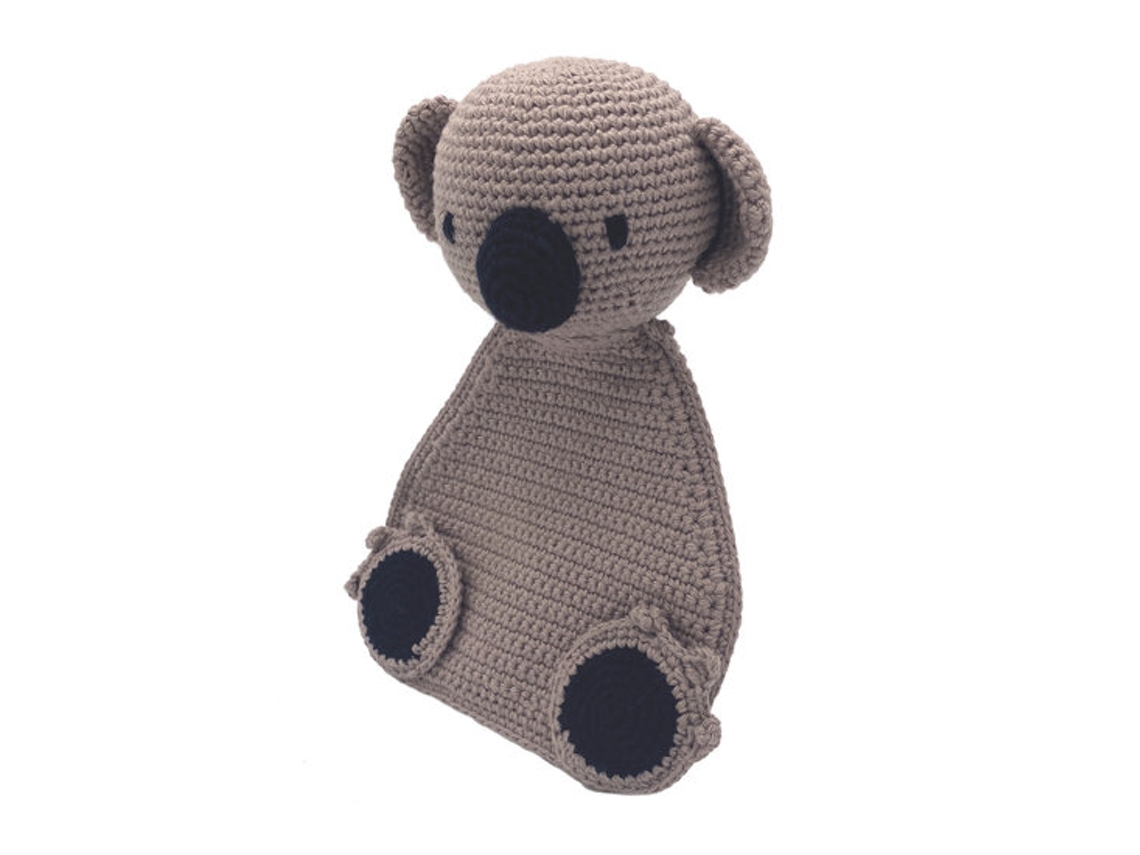 Kit De Crochê Hardicraft Eco Koala Shemar 18 Cm Algodão Sustentável