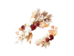Arco de Decoração de Casamento com Flores e Placa de Boas-vindas LAXISCREED