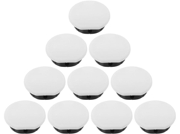 Conjunto Com 10 Conectores De Canto Arredondado Para Móveis.