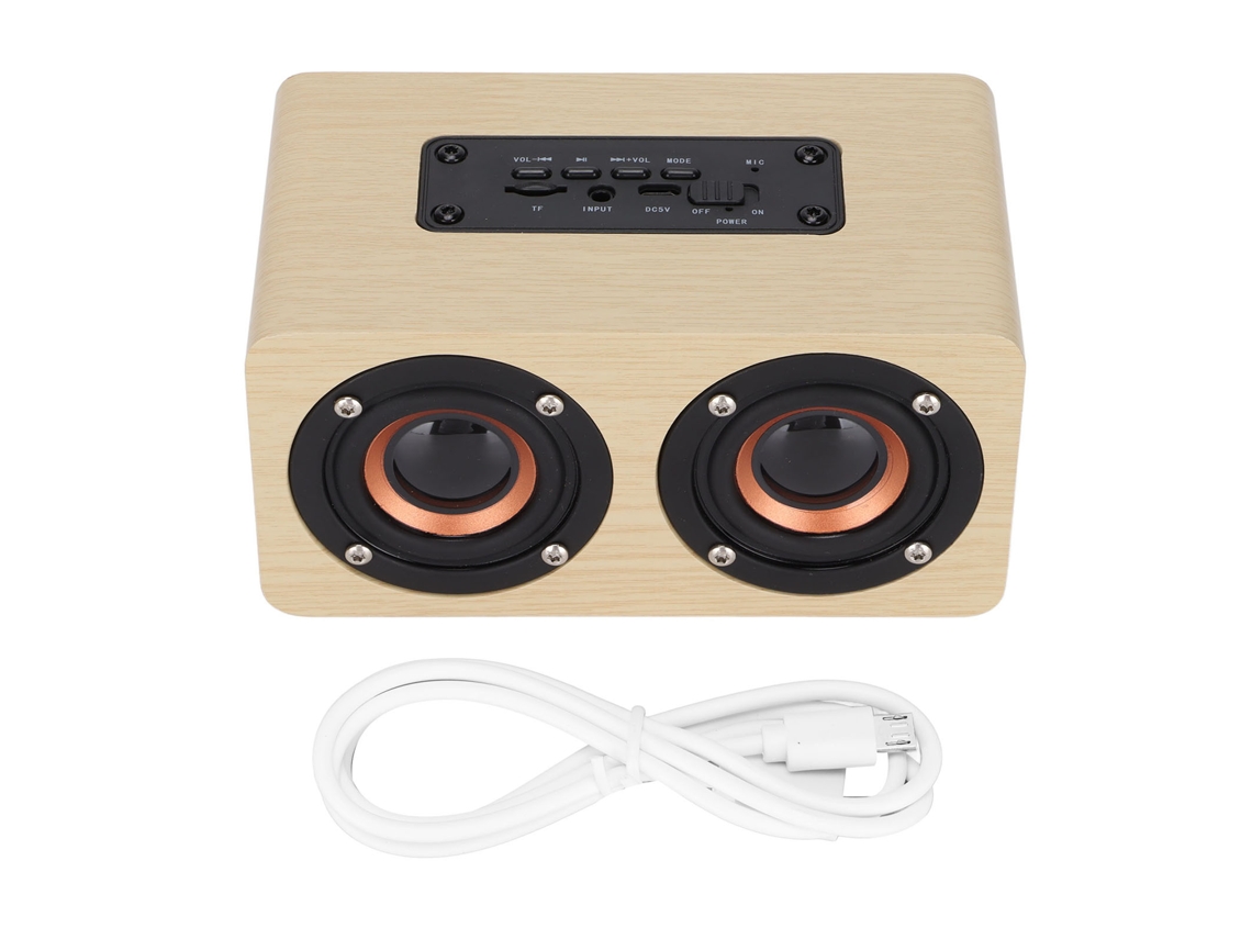 Caixa de Som Bluetooth LAXISCREED Bambu Retro Sem Fio