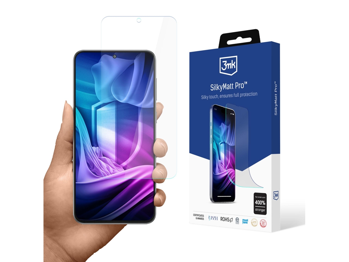 Película De Vidro Temperado 3mk Silky Matt Pro Para Samsung Galaxy M56 - Proteção Contra
