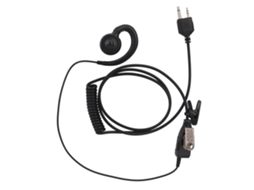 Headset Com Microfone Integrado E Ptt Para Rádio Walkie Talkie
