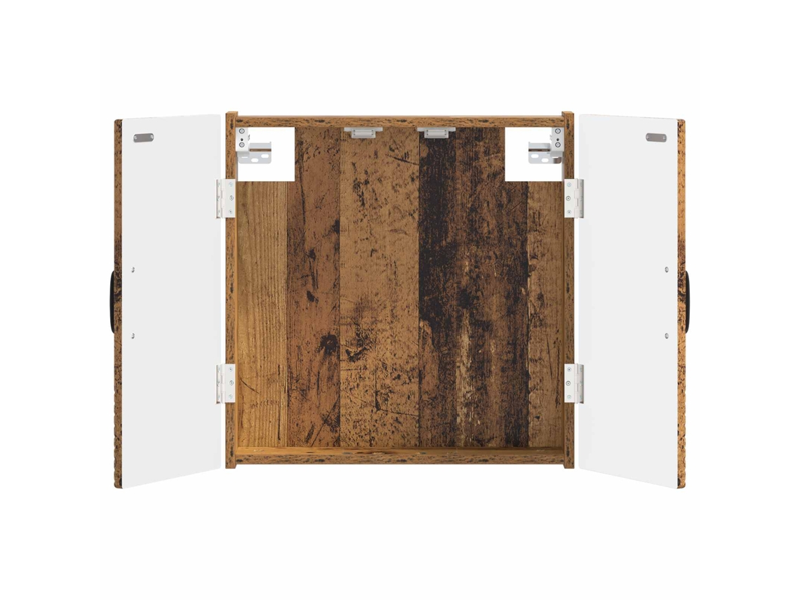 Vidaxl Armário Para Dartboard Haarlem Madeira Antiga