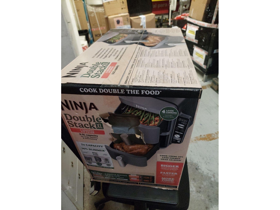 Fritadeira sem Óleo NINJA SL400EU (Outlet Caixa Aberta - 9.5 L - Cinzento)