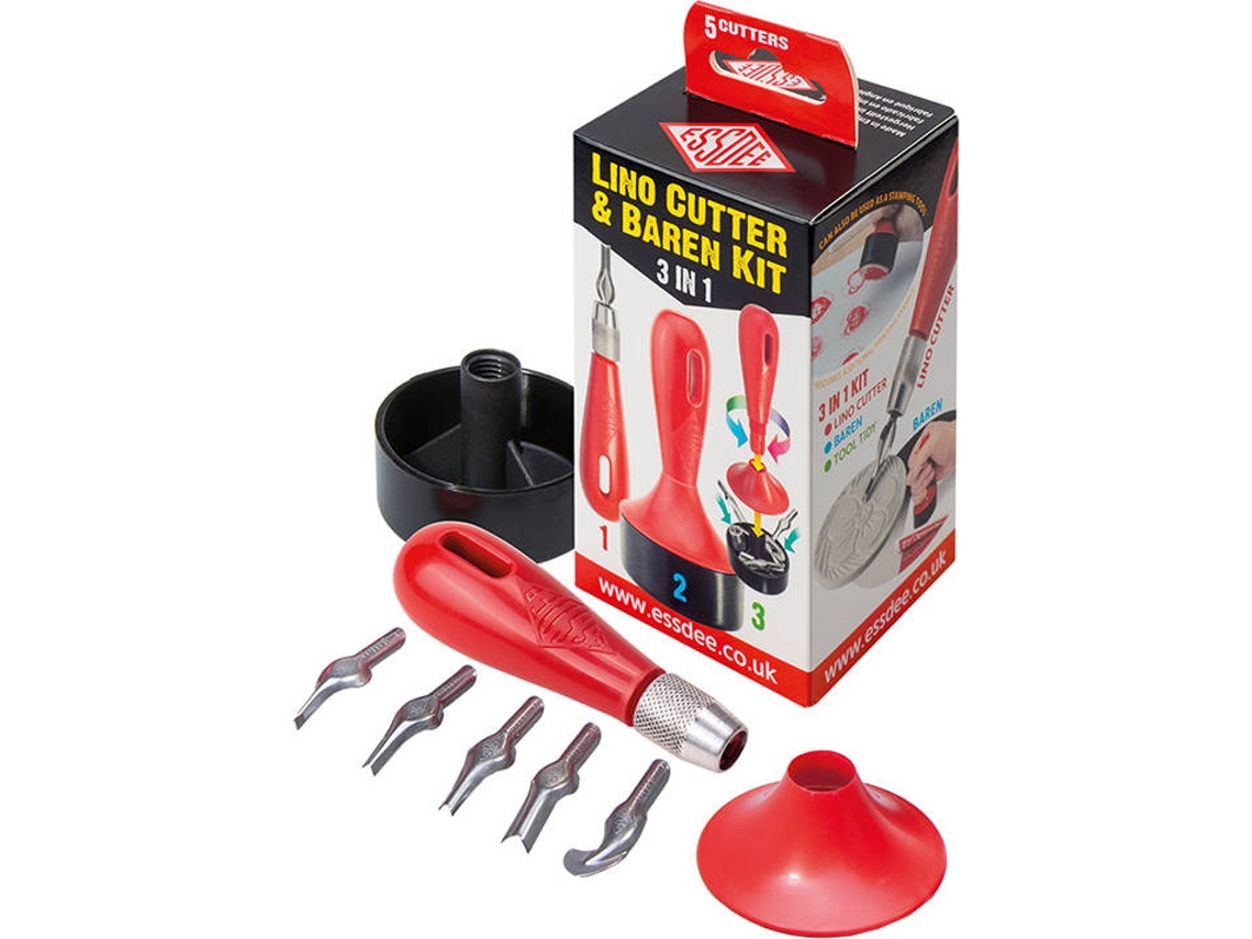 Conjunto Carimbo + Corte EDUCATIONAL 3 em 1