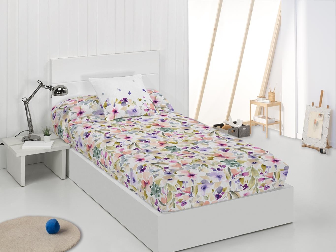 Edredão JVR Amy (Poliéster - Multicor - 160 cm)