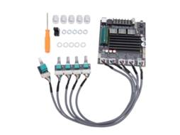Aetheria placa de Amplificador 2.1 Canais Bt Tpa3221 100wx2+200w Dc12 30v com Cabo de Extensão