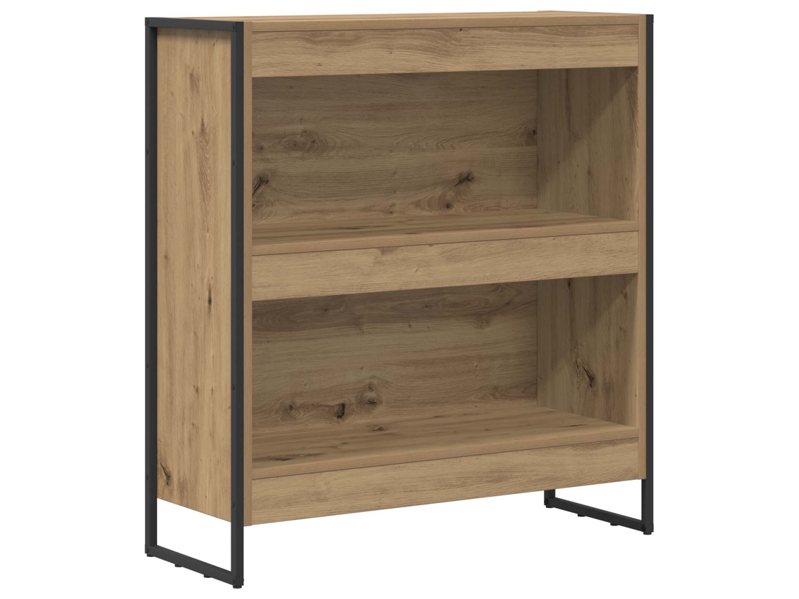 Gabinete de Livros Carvalho Artesanal 80x30x155 cm MAISON EXCLUSIVE