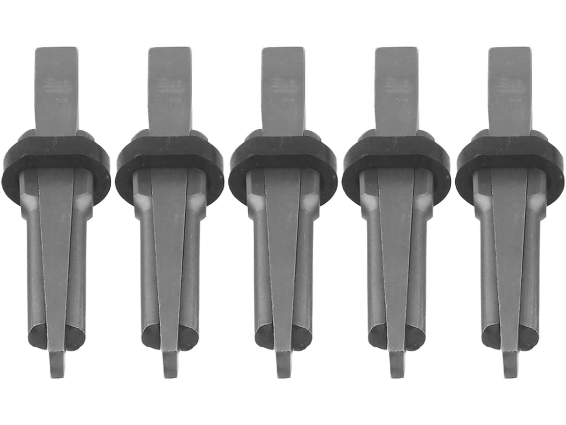 5 Cunhas De Aço (20 190) Para Rachar Rochas, Tratadas Termicamente, Para