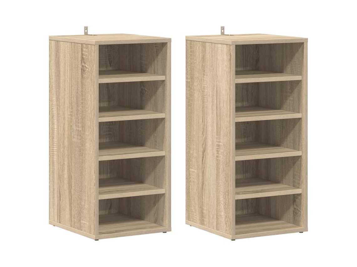 Sapateiras 2pcs Madeira Derivados Carvalho Sonoma MAISON EXCLUSIVE