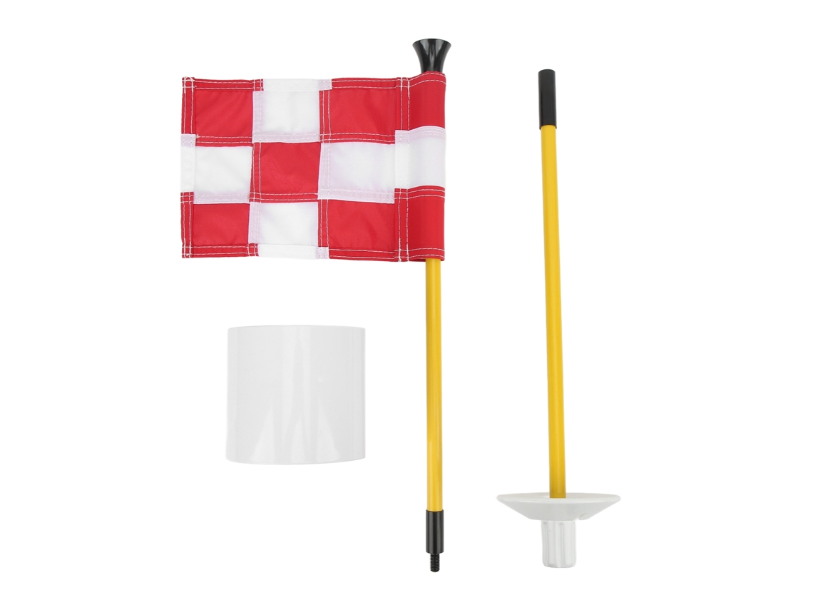 conjunto de Bandeira e Buraco para Green de Putt Mini Golfe S/MARCA