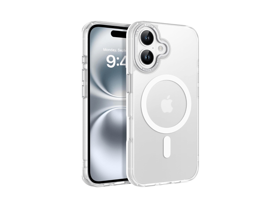 Capa Para Iphone 17 - Capa Fosca Magsafe - Branca