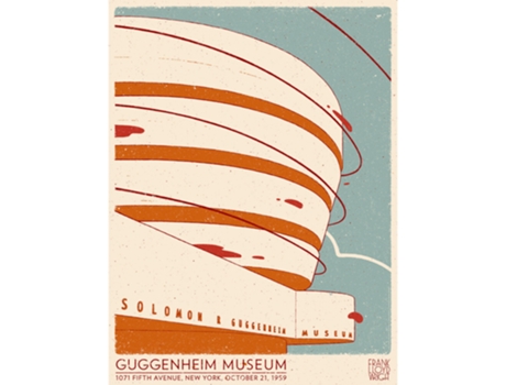 Cartaz Serigráfico de Edição Limitada PLAKAT Guggenheim Museum