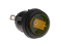 Interruptor de palanca à prova d'água com LED 12VDC 3 pinos | S/MARCA