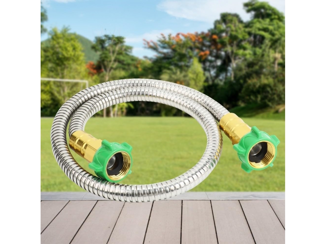 Conector Fêmea-fêmea Em Aço Inoxidável Para Mangueira De Jardim,