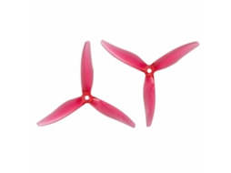 Hélices Gemfan 51366 Mck V3 5 Polegadas com Três Pás em Policarbonato Motores 2306 e 2207 Kit com Drones Corrida Fpv Rc Diy. MDUG (6 Pares, Vermelho)