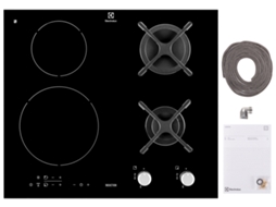 Placa de Gás e Indução ELECTROLUX EGD6576NOK (Elétrica e Gás Natural - 59 cm - Preto)