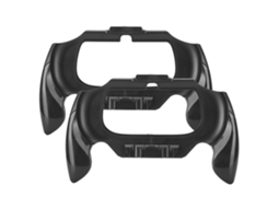 Aetheria 2pcs Suporte de Manopla para Controle Gamepad Sony Psv2000 Psvita Preto Abs