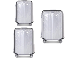 Capas de Bagagem PVC Transparente 20, 24 e 28 polegadas BRILVIBERA
