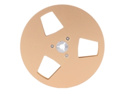Mali Audio Carretel de Alumínio 5 Polegadas 3 Buracos para Gravadoras Reel To Reel Dourado