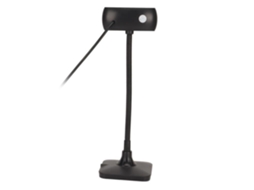 HURRISE Webcam Hd Webcam para Pc Câmera Usb com Microfone de Redução de Ruído e Tubo Giratório Webcam de Som Do Projetor