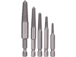Ferramenta De Extração De Parafusos Quebrados Linjou 5 Peças Brocas De Furadeira Com Cabo Hexagonal Para Porcas Oxidadas