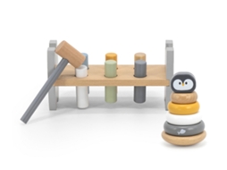 Conjunto empilhável e martelo Viga Pinguim