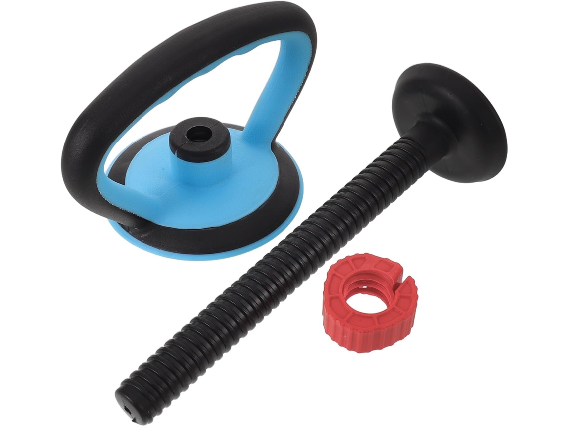 Barra Kettlebell Ajustável, Azul, Design Portátil E Material Pp/tpr,