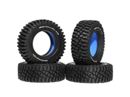 Conjunto de 4 Pneus Pretos de 1,9 Polegadas para Simulação de Escalada em Carros Rc 1/10 e 1/12 D90 Rc4wd Mjx W273. MDUG