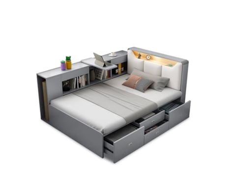 Cama com Arrumação Francês Móvel Stellan LLB LIVING LIFE BED (120x190)