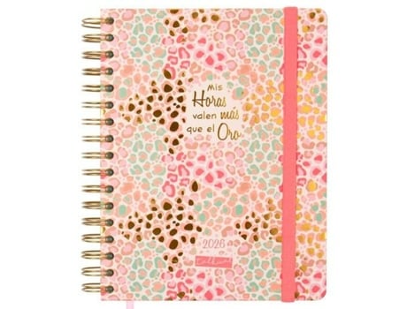 Agenda Finocam Talkual A5 15,5 X 21,7 Cm Dourado 2026