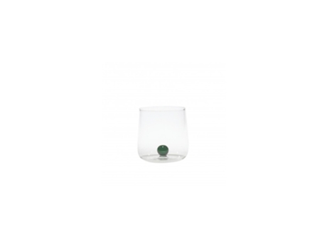 Vidro Borossilicato Bilia Tumbler ZAFFERANO Conjunto 6 Peças Cor Verde