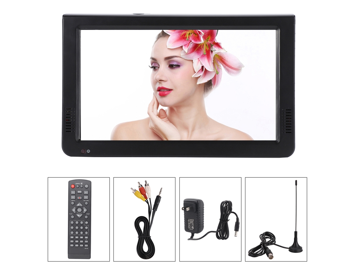Televisor Portátil Com Tela 10 Polegadas E Resolução Hd