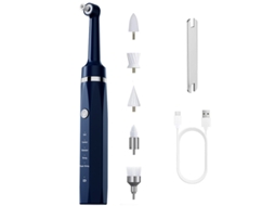 Polidor Elétrico para Dentes para Uso Doméstico Mj 01a Azul turquesa com 6 Cabeças de Esfregação ZSANFS