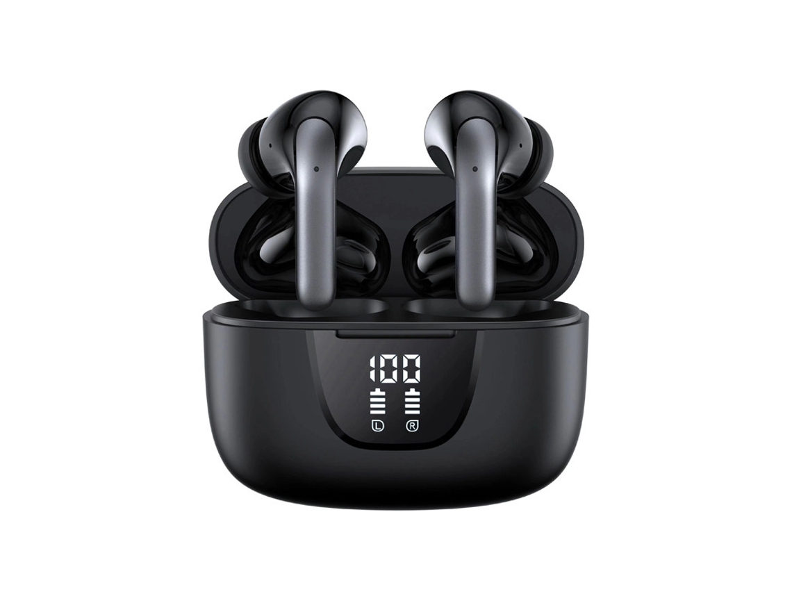Fone Bluetooth JIAPEI, sem fio, 5.3, à prova d'água, 25h, verde