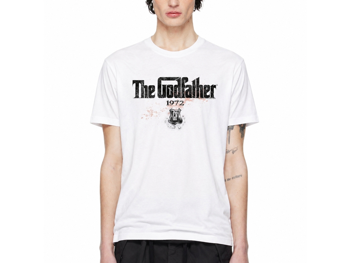 Rockinstone Godfather 1972 White Adult T-shirt Size:xxl