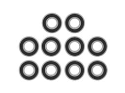 10 Peças Rolamentos De Esfera De Ranhura Profunda 6900-2rs Selados De Borracha 10mm*22mm*6mm