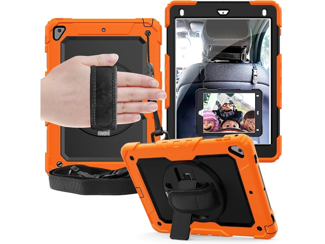 Capa Para Tablet Lurelia, Compatível Com Lenovo M10 2nd Tb 306x (laranja) (f, Nylon, Suporte Para Caneta