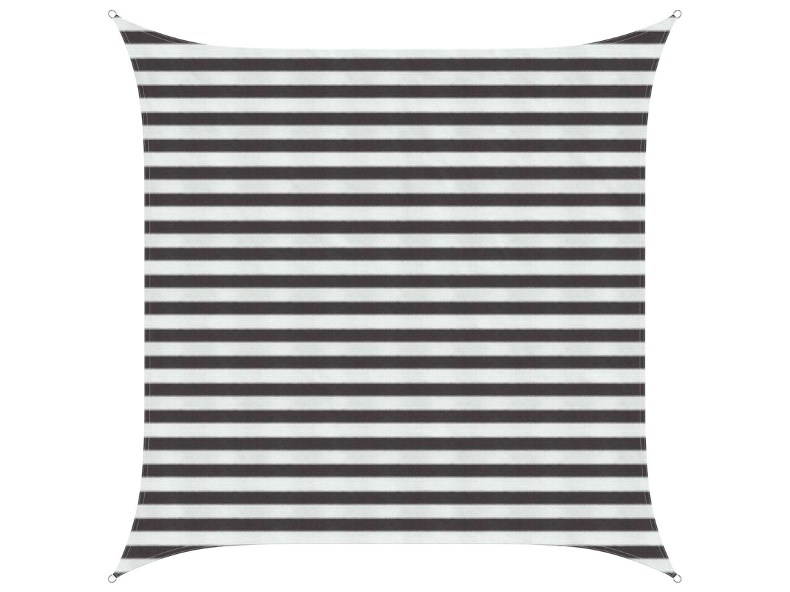 Conjunto 1 Vela De Sombra Vidaxl Antracite Polietileno De Alta Densidade (2,5 X 2,5 M)